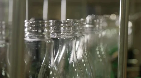 Bottle production line 4K Stock Footage 48871291
