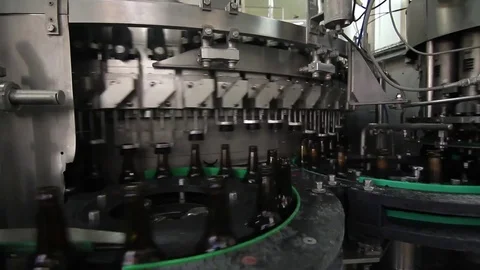 Bottle production line 스톡 동영상 77050266
