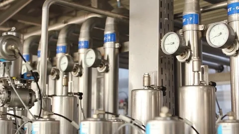 Bottle production machine Stock Footage 77100410