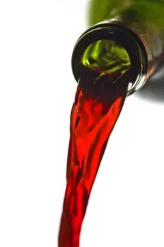 Bottle of Red Stock Photos