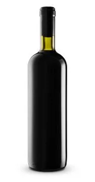 Bottle red wine Stock Photos