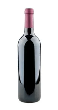 Bottle of red wine Stock Photos