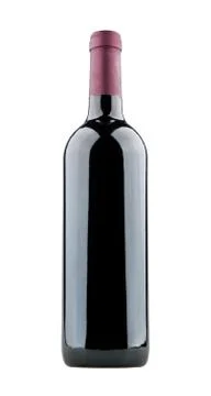 Bottle of red wine Stock Photos