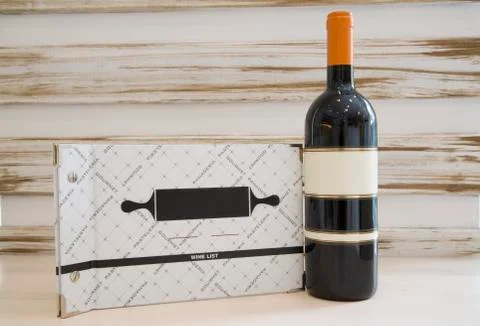Bottle of red wine Stock Photos