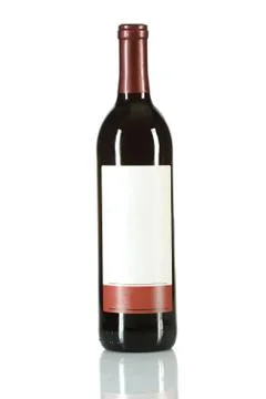 Bottle of Red Wine Stock Photos