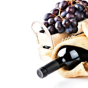 Bottle of red wine Stock-Fotos