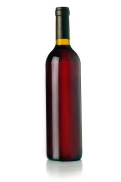 Bottle of red wine Stock Photos