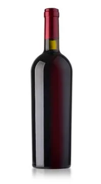 Bottle of red wine Stock Photos