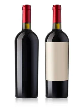 Bottle of red wine Stock Photos