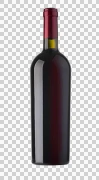 Bottle of red wine Stock Photos