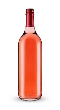 A bottle of rose wine Stock Photos