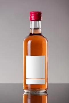 Bottle of rose wine Stock Photos