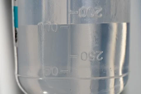 Bottle with saline for a dropper Stock-Fotos