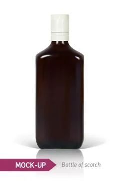 Bottle of Scotch Stock Illustration