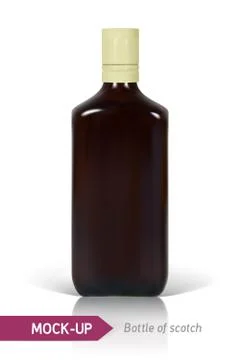Bottle of Scotch Stock Illustration
