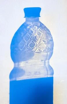 Bottle Shadow Projection 写真素材
