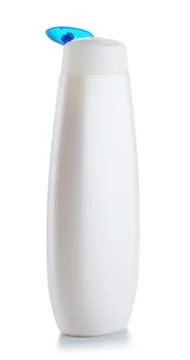 Bottle of shampoo Stock Photos