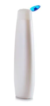 Bottle of shampoo Stock Photos