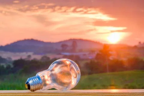 Bottle shaped like a lamp Stock Photos