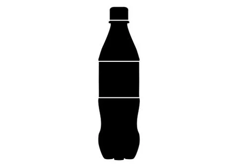 Bottle sign Stock Illustration