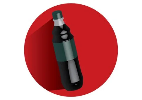 Bottle sign Stock Illustration