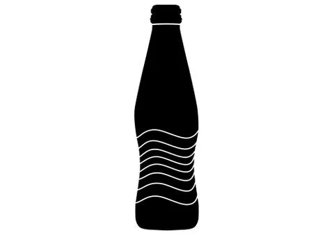 Bottle sign Stock Illustration