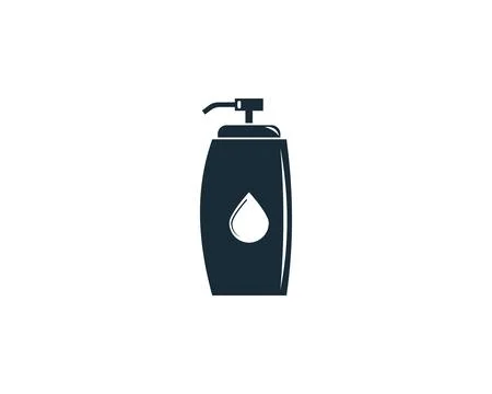 Bottle Soap Icon Vector Logo Template Illustration Design Stock Illustration