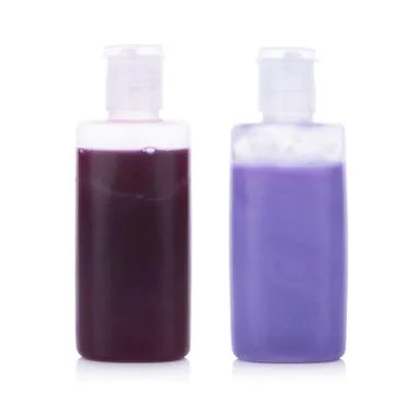 Bottle of soap on white background 스톡 사진