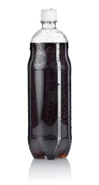 Bottle of soda.  clipping path Stock Photos