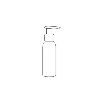Bottle spray icon - black vector Stock Illustration