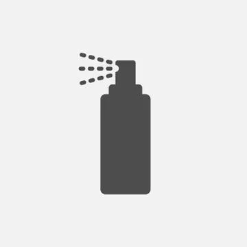 Bottle spray icon isolated on white background. Vector illustration. Stock Illustration