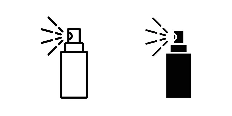 Bottle spray icon for web projects Stock Illustration