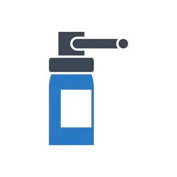 Bottle of Spray Vector Icon Stock Illustration
