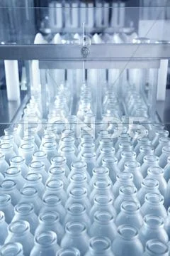 Bottle sterile machine Stock Photos