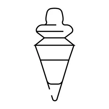 Bottle stopper bartender line icon vector illustration Illustrazione stock