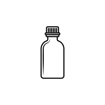 Bottle with stopper icon. Element of bottle for mobile concept and web apps Illustrazione stock