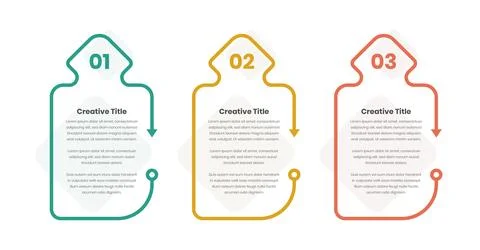 Bottle style abstract arrow shaped steps infographic template for presentatio Illustrazione stock