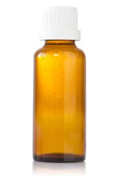 Bottle of syrup medication Stock Photos