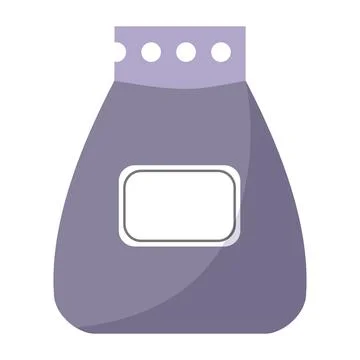 Bottle template of powder laundry detergent Stock Illustration