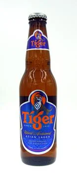 Bottle of Tiger Beer Stock Photos