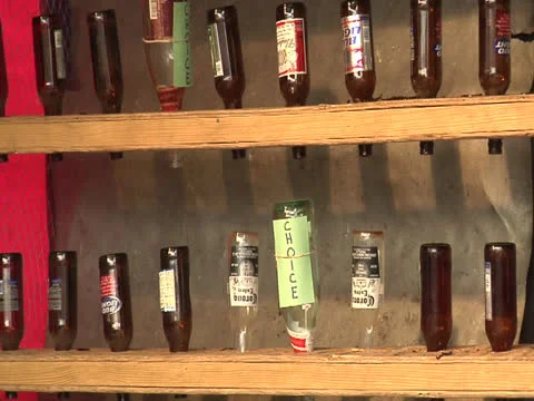 Bottle Toss Video stock 22752654