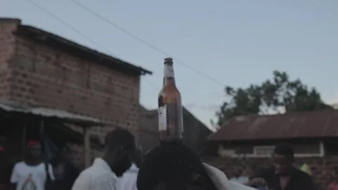 Bottle trick Stock Footage 248634621