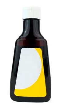 Bottle of vanilla extract Stock Photos