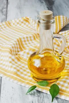 Bottle of vegetable oil Foto stock