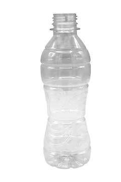 Bottle view top bottom isolated on white background Foto stock