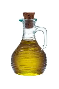 Bottle of virgin olive Stock Photos