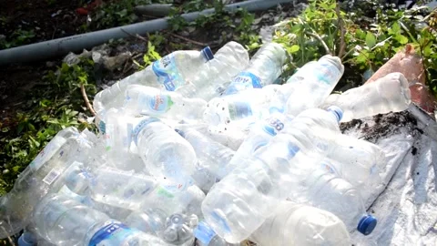 BOTTLE WASTE BLUR Stock Footage 294159628