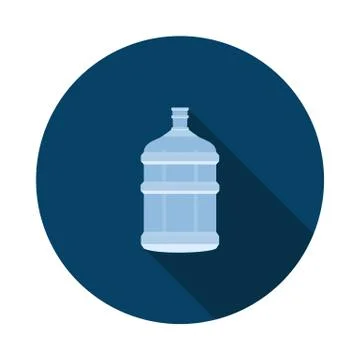 Bottle from the water cooler Stock Illustration