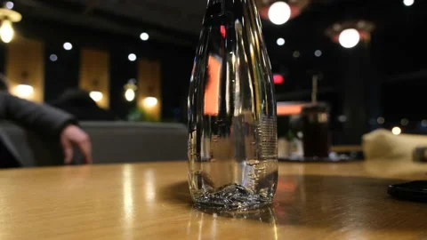 A bottle of water Stock Footage 181224342