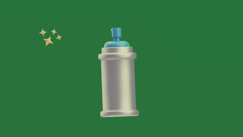 A bottle of water on green background and with star it green screen animated 스톡 동영상 335937549